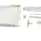 Espelho Para Banheiro Com Prateleira 50cm X 40cm Mais Kit Ace