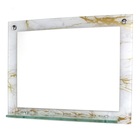 Espelho Para Banheiro Com Prateleira 50cm X 40cm Mármore Marf