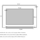 Espelho Para Banheiro Com Prateleira 50cm X 40cm Mármore Marf