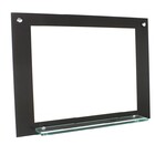 Espelho Para Banheiro Com Prateleira 60cm Grafite