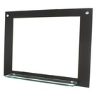 Espelho Para Banheiro Com Prateleira 60cm Grafite