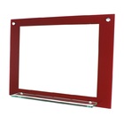 Espelho Para Banheiro Com Prateleira 60cm Vermelho Cereja