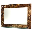 Espelho Para Banheiro Com Prateleira 60cm X 45cm Mais Kit Ace