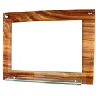 Espelho Para Banheiro Com Prateleira 60cm X 45cm Mais Kit Ace