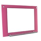 Espelho Para Banheiro Com Prateleira 70cm Rosa