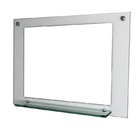 Espelho Para Banheiro Com Prateleira 80cm Incolor