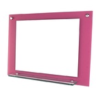 Espelho Para Banheiro Com Prateleira 80cm Rosa