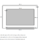 Espelho Para Banheiro Com Prateleira 80cm Vermelho Cereja