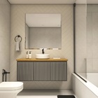 Espelho para Banheiro Quadrado Sem Moldura 100x100cm Lilla Sensea