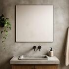 Espelho para Banheiro Quadrado 100x100cm Solara H Chebli