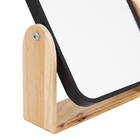 Espelho para Banheiro Quadrado Preto 19,5x15cm Scandi Sensea