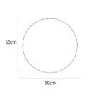 Espelho para Banheiro Redondo 60x60cm Solara H Chebli