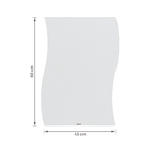 Espelho para Banheiro Retangular 60x45 cm Violeta Astra