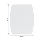 Espelho para Banheiro Retangular 60x50 cm Tulipa Astra