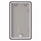 Espelho para Banheiro Retangular LED Bivolt com Moldura Preta 95x63cm Frame Back Light Gavix