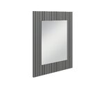 Espelho Para Banheiro Ripy 60cm Cinza