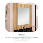 Espelho Para Banheiro Ripy 60cm Wood