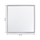 Espelho para Banheiro LED com Moldura Serena Preto 40x60cm Spot Line