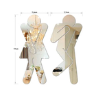 Espelho Para Decoração Para Porta Banheiro Bar Restaurante Fe