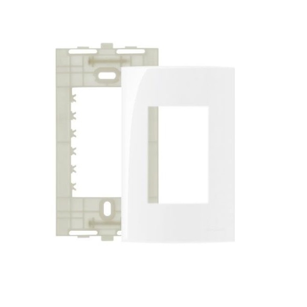 Espelho Placa 4x2 3 Postos Com Suporte Sleek Margirius