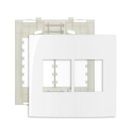 Espelho Placa 4x4 4 Postos Com Suporte Sleek Margirius