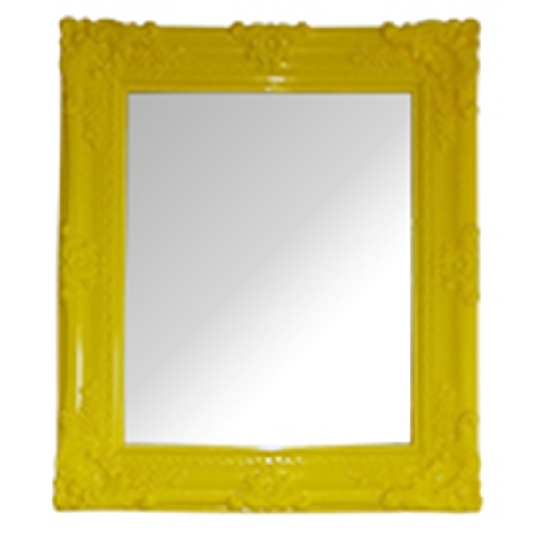 Espelho Plastico Retangular Vidro Retangular My Castle Amare