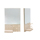 Espelho Porta Joias E Prateleira Para Parede - Carisma