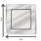 Espelho Potenza 50x50cm Blp Bw Quadros Branco