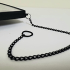 Espelho Preto Gota  De Parede 39 Cm 2 Peças