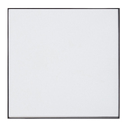 Espelho Quadrado com Moldura Fixa 80x80cm Preto Borda Fina Darabas Agardi