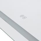 Espelho para Banheiro Quadrado com LED 127V (110V) Antiembaçante 100x100cm Narcissus Dna Lustres