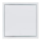 Espelho para Banheiro Quadrado com LED 127V (110V) Antiembaçante 100x100cm Narcissus Dna Lustres