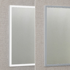 Espelho para Banheiro Quadrado com LED Bivolt Moldura Branca 60x60cm Serena Spot Line