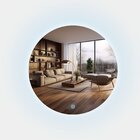 Espelho Redondo 40cm Touch Led 6000k Iluminação Indireta Redu