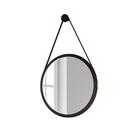 Espelho Redondo 54cm C/ Alça Mdf Flora Harmônica Móveis