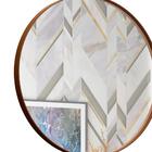 Espelho Redondo 60cm Com Moldura 4226 Luxo Jb Bechara