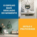 Espelho Redondo Adnet Com Alça 60cm Kit Com 2 Unidades Para S