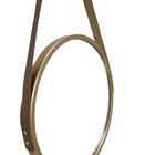 Espelho Redondo Alça  Adnet  43cm E Pino