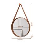 Espelho Redondo Com Alça 60cm 4228 Luxo Jb Bechara