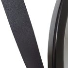 Espelho Redondo Com Alça De Couro - Adnet  Preto 43cm