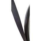 Espelho Redondo Com Alça De Couro Adnet Preto 53cm