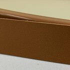 Espelho Redondo Com Alça De Couro - Marrom 60cm