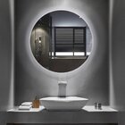 Espelho Redondo Com Led Multiuso Lapidado Pendurador In House