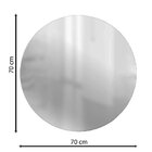 Espelho Redondo Com Led Multiuso Lapidado Pendurador In House