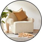 Espelho Redondo Com Moldura Preta 80cm