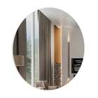 Espelho Redondo Dama Off White 45 Cm