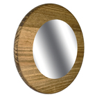 Espelho redondo de 22cm de madeira Silus Mr