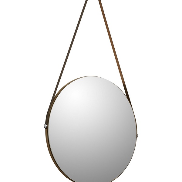 Espelho Redondo Decorativo Sunset Sala Estar Salão De Beleza