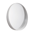 Espelho Redondo Em Metal Off White 50x50 Cm - Indo Decorar