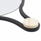 Espelho Redondo Emoldurado Mali Preto 75x53cm